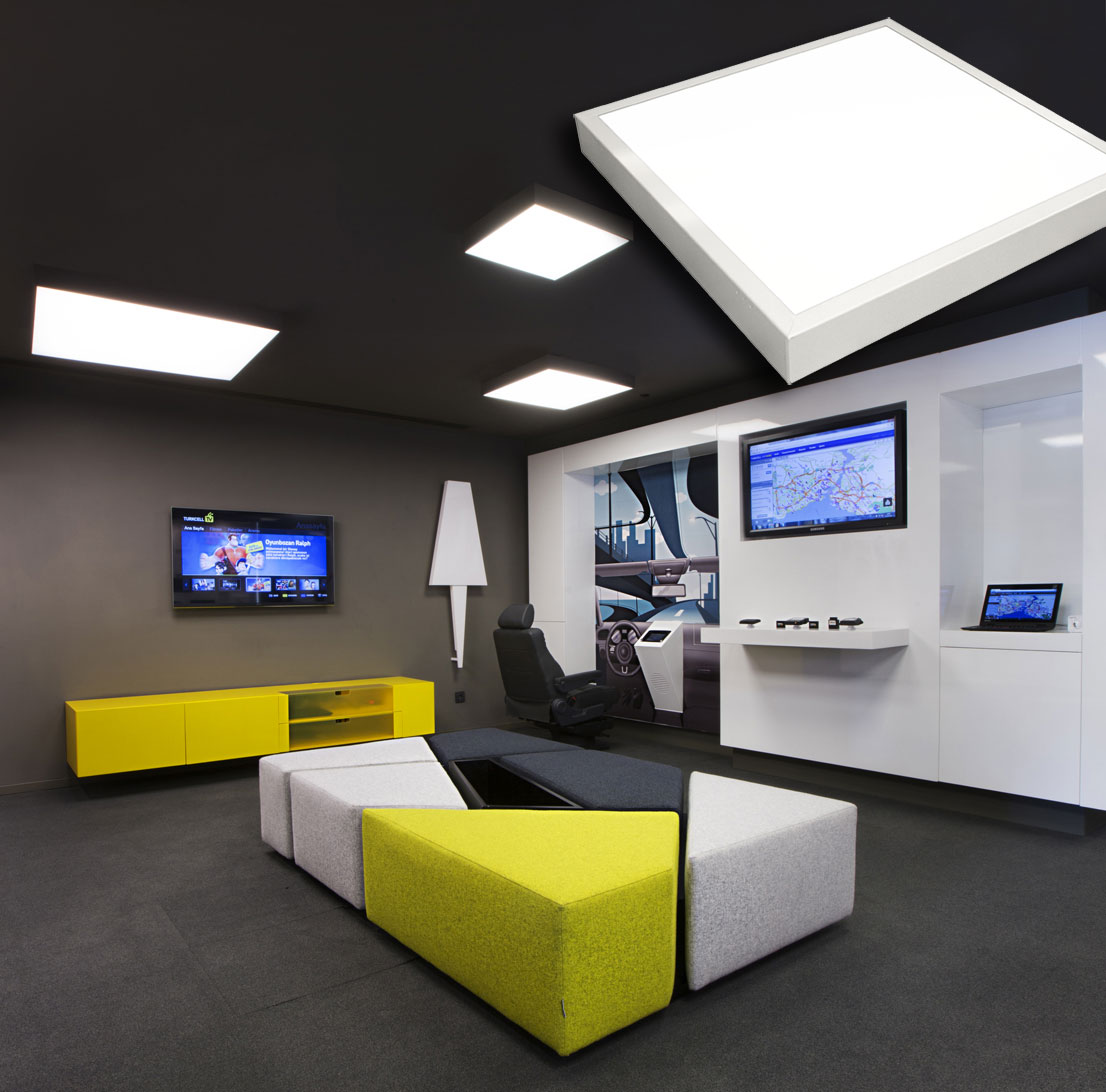 sıva üstü ofis tavan lambaları