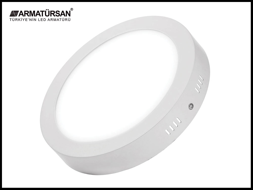 Sıva üstü yuvarlak LED paneller
